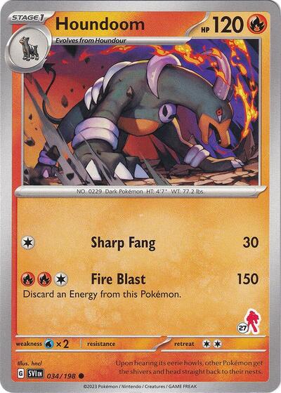 Houndoom - Armarouge 27 #34 Battle Academy 2024