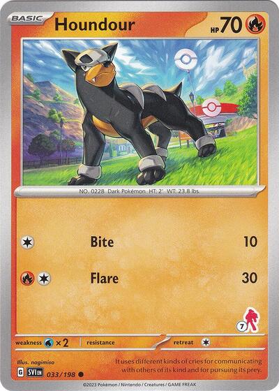 Houndour - Armarouge 7 #33 Battle Academy 2024