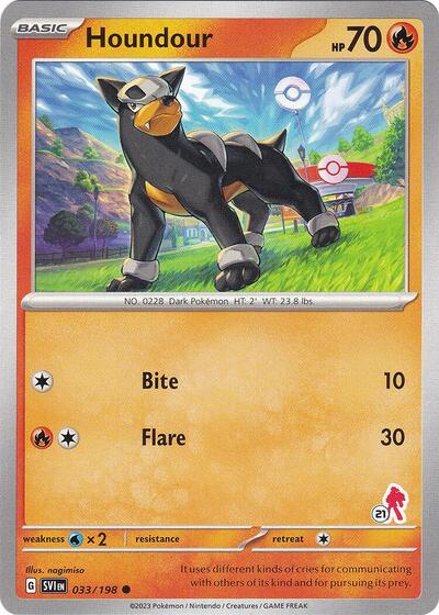 Houndour - Armarouge 21 #33 Battle Academy 2024