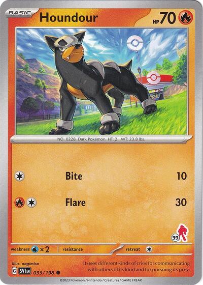 Houndour - Armarouge 39 #33 Battle Academy 2024