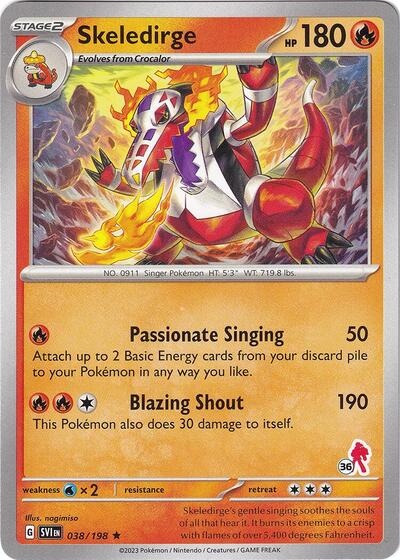 Skeledirge - Armarouge 36 #38 Battle Academy 2024