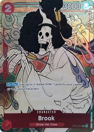 Brook (English Version 1st Anniversary Set) #ST01-011 One Piece Promotion Cards