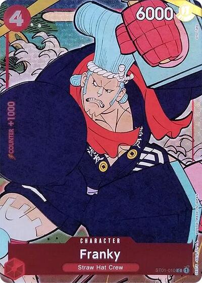 Franky (English Version 1st Anniversary Set) #ST01-010 One Piece Promotion Cards
