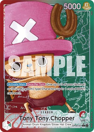 Tony Tony.Chopper (Parallel) #OP08-001 Two Legends