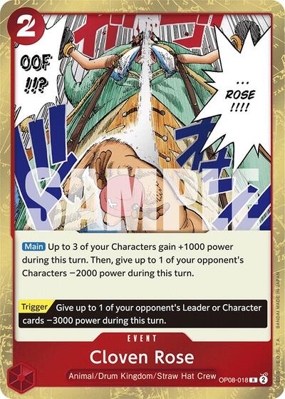 Cloven Rose #OP08-018 Two Legends