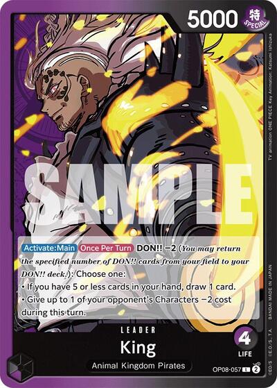 King #OP08-057 Two Legends
