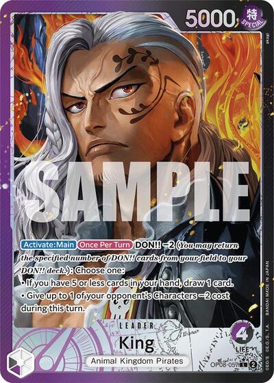 King (Parallel) #OP08-057 Two Legends