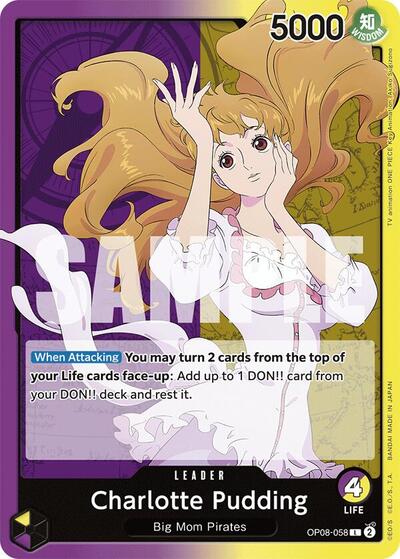 Charlotte Pudding #OP08-058 Two Legends