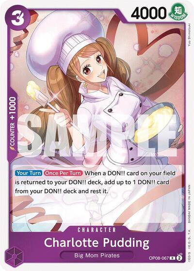 Charlotte Pudding #OP08-067 Two Legends