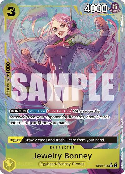 Jewelry Bonney (Parallel) #OP08-105 Two Legends