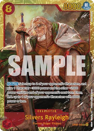 Silvers Rayleigh #OP08-118 Two Legends