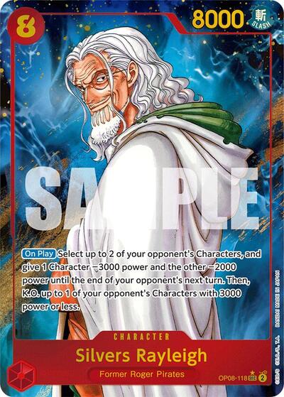 Silvers Rayleigh (Parallel) #OP08-118 Two Legends
