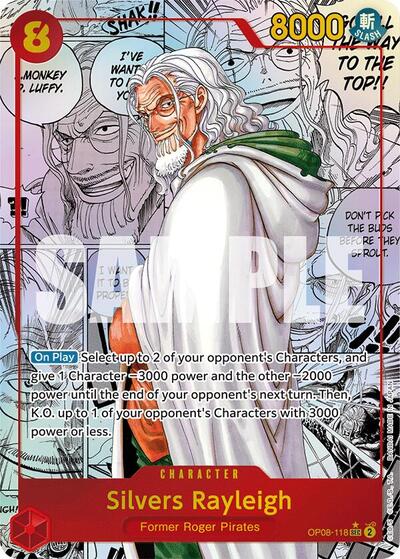 Silvers Rayleigh (Parallel) (Manga) #OP08-118 Two Legends