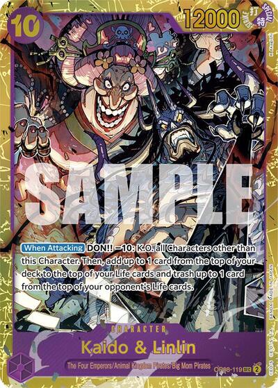 Kaido & Linlin #OP08-119 Two Legends