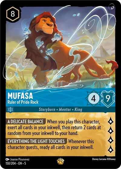 Mufasa - Ruler of Pride Rock #150 Shimmering Skies