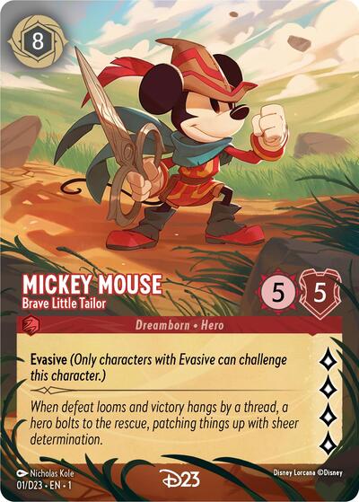 Mickey Mouse - Brave Little Tailor (Extended Art) #1 D23 Promos