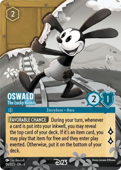 Oswald - The Lucky Rabbit #6 D23 Promos