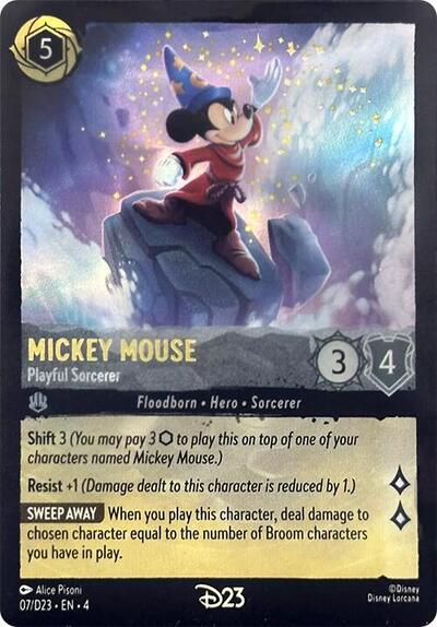 Mickey Mouse - Playful Sorcerer #7 D23 Promos