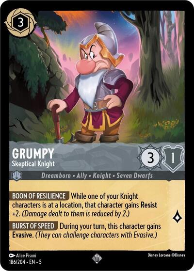Grumpy - Skeptical Knight #186 Shimmering Skies
