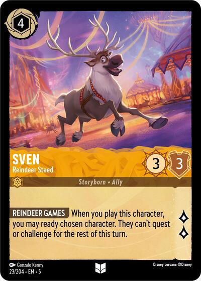 Sven - Reindeer Steed #23 Shimmering Skies