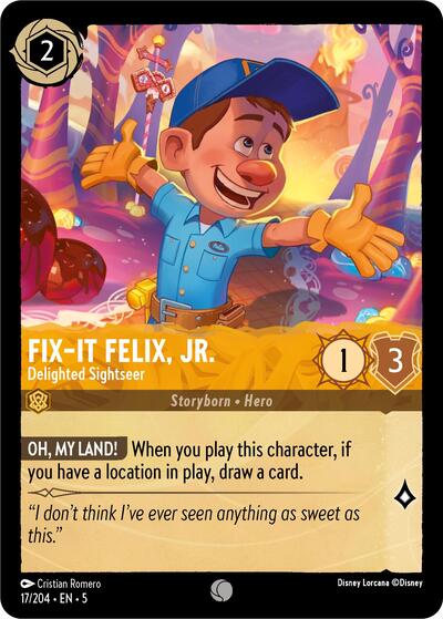 Fix-It Felix, Jr. - Delighted Sightseer #17 Shimmering Skies