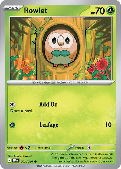 Rowlet #3 Shrouded Fable