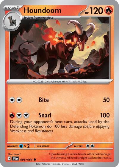 Houndoom #8 Shrouded Fable