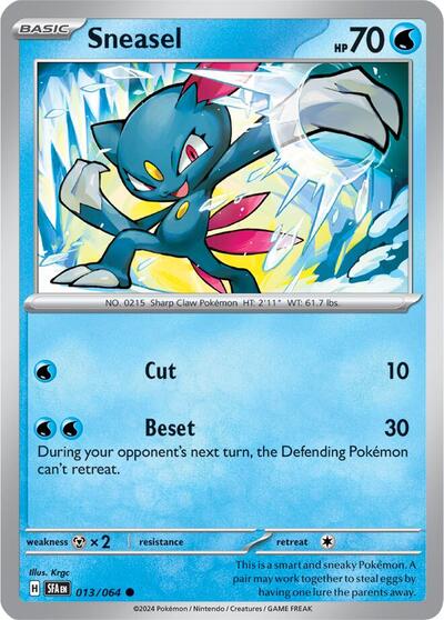 Sneasel #13 Shrouded Fable