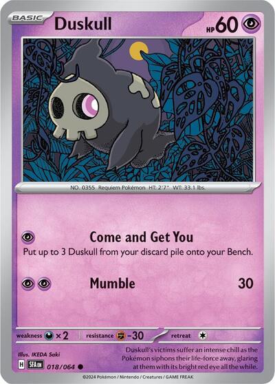 Duskull #18 Shrouded Fable