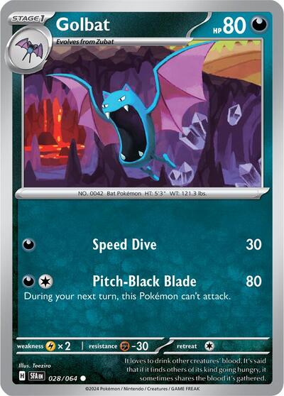 Golbat #28 Shrouded Fable