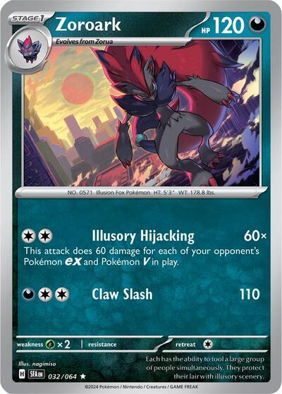 Zoroark #32 Shrouded Fable