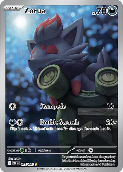Zorua #75 Shrouded Fable