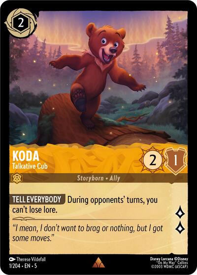 Koda - Talkative Cub #1 Shimmering Skies