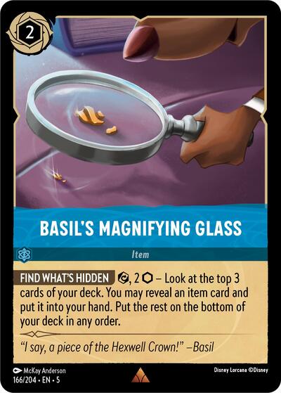 Basil's Magnifying Glass #166 Shimmering Skies