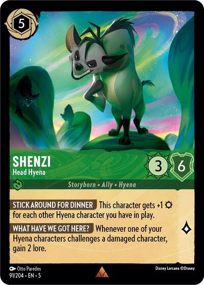 Shenzi - Head Hyena #91 Shimmering Skies