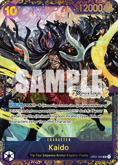 Kaido (Treasure Cup) #OP01-094 One Piece Promotion Cards
