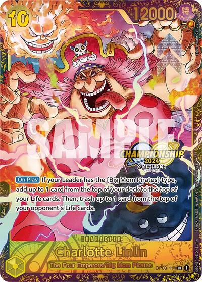 Charlotte Linlin (Championship 2024) #OP03-114 One Piece Promotion Cards