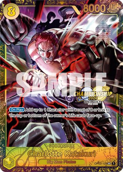 Charlotte Katakuri (Championship 2024) #OP03-123 One Piece Promotion Cards