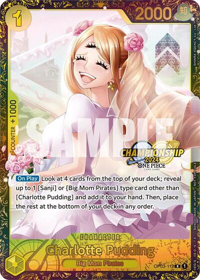 Charlotte Pudding (Championship 2024) #OP03-112 One Piece Promotion Cards