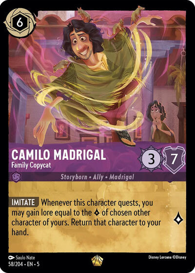 Camilo Madrigal - Family Copycat #58 Shimmering Skies