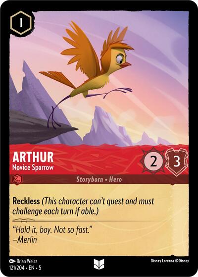 Arthur - Novice Sparrow #121 Shimmering Skies