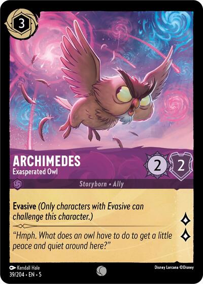 Archimedes - Exasperated Owl #39 Shimmering Skies