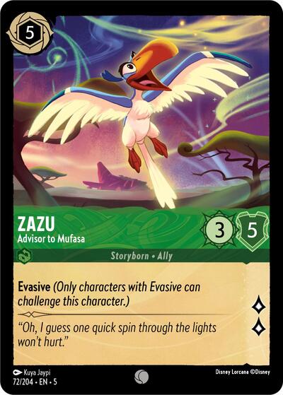 Zazu - Advisor to Mufasa #72 Shimmering Skies