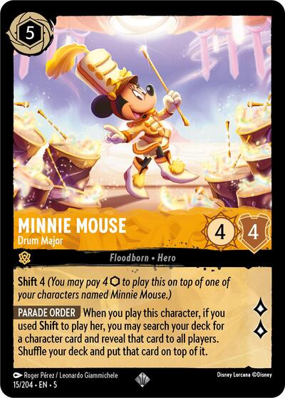 Minnie Mouse - Drum Major #15 Shimmering Skies