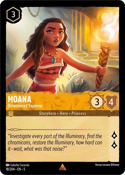 Moana - Determined Explorer #18 Shimmering Skies