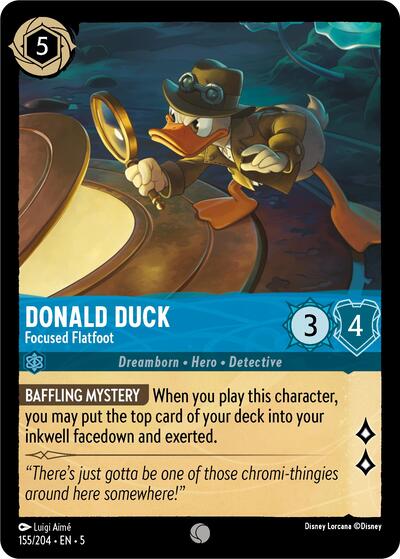 Donald Duck - Focused Flatfoot #155 Shimmering Skies