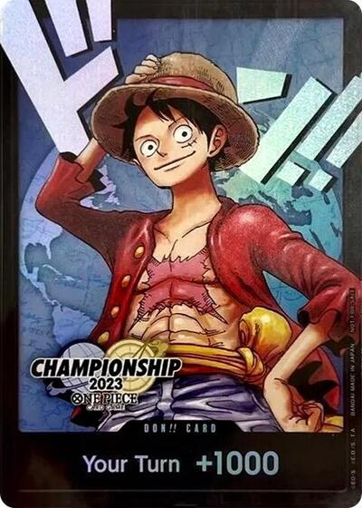 DON!! Card (Monkey.D.Luffy) (2023 World Championship Finals) #promo One Piece Promotion Cards