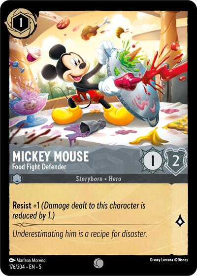 Mickey Mouse - Food Fight Defender #176 Shimmering Skies