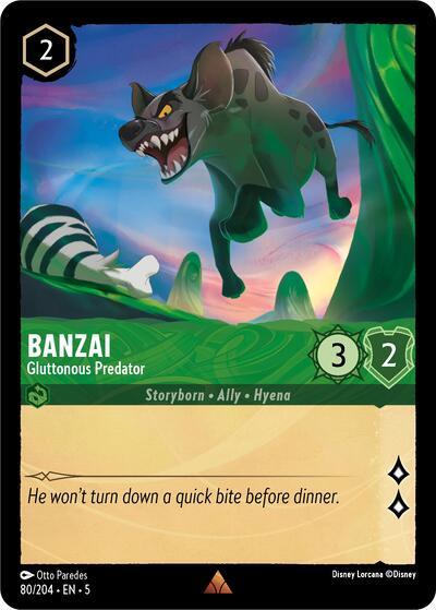 Banzai - Gluttonous Predator #80 Shimmering Skies