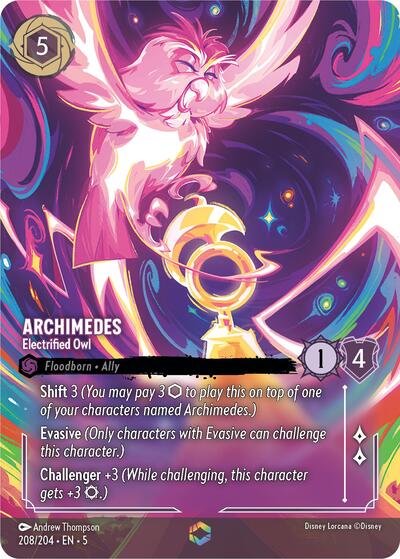 Archimedes - Electrified Owl (Enchanted) #208 Shimmering Skies